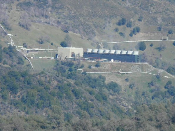 Power generating plant.