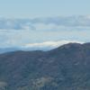 Snow capped coastal range.