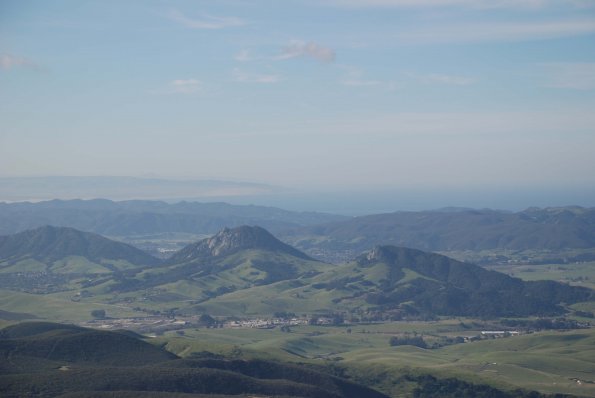 Looking south