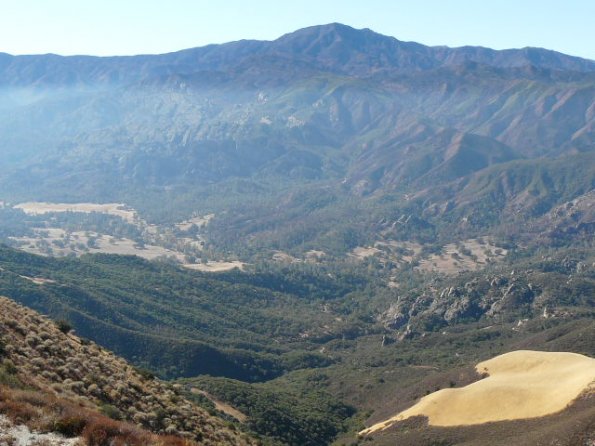 View into the canyon