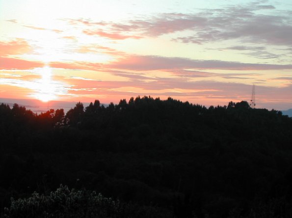 Sunset over the SF Bay