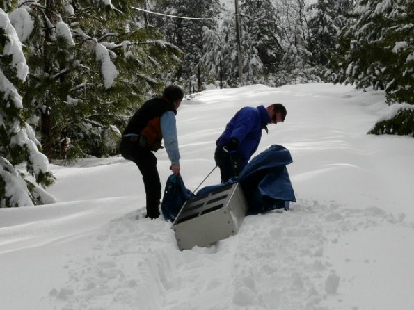 Starting up the hill