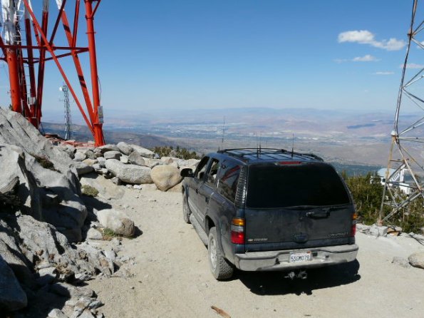 Parked on top of Slide Mt.