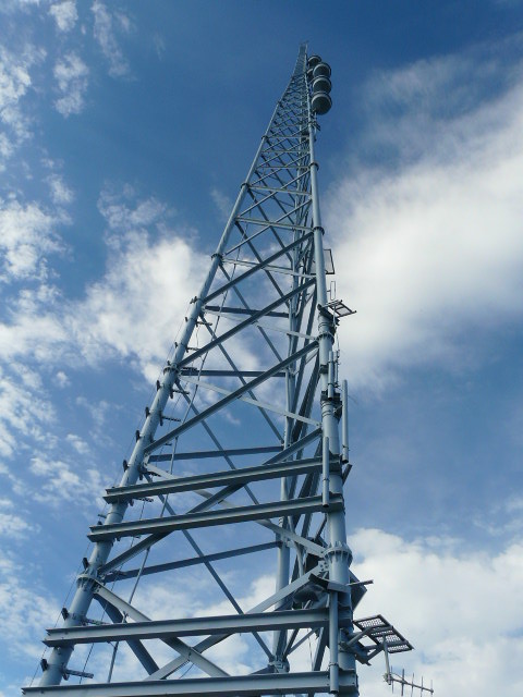 Towering high